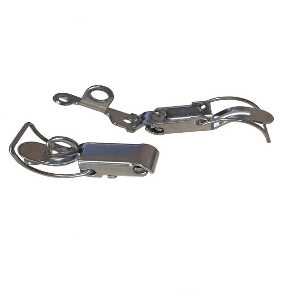 Latches, hinges and rivets